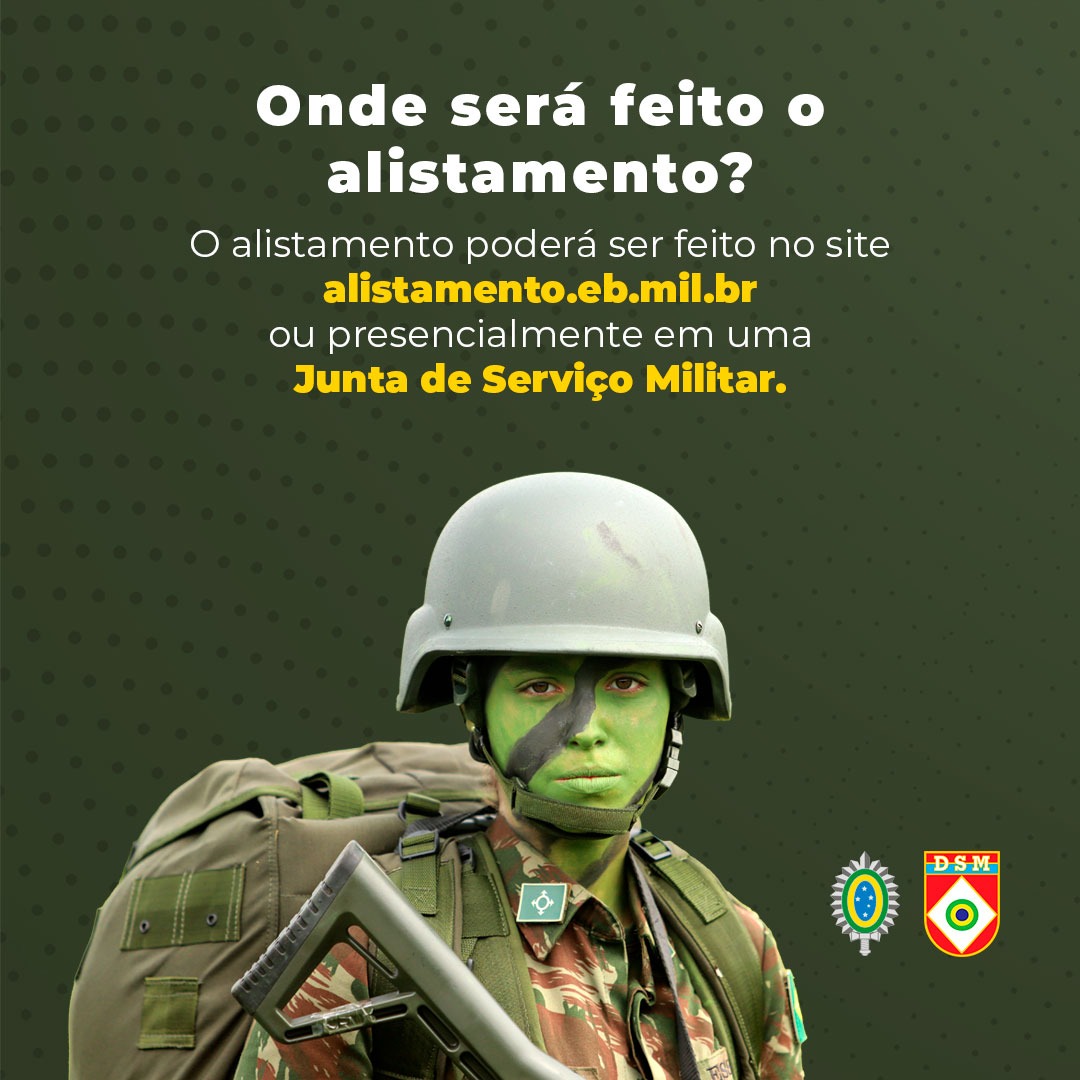 4° BANNER DO SERVIÇO MILITAR FEMININO